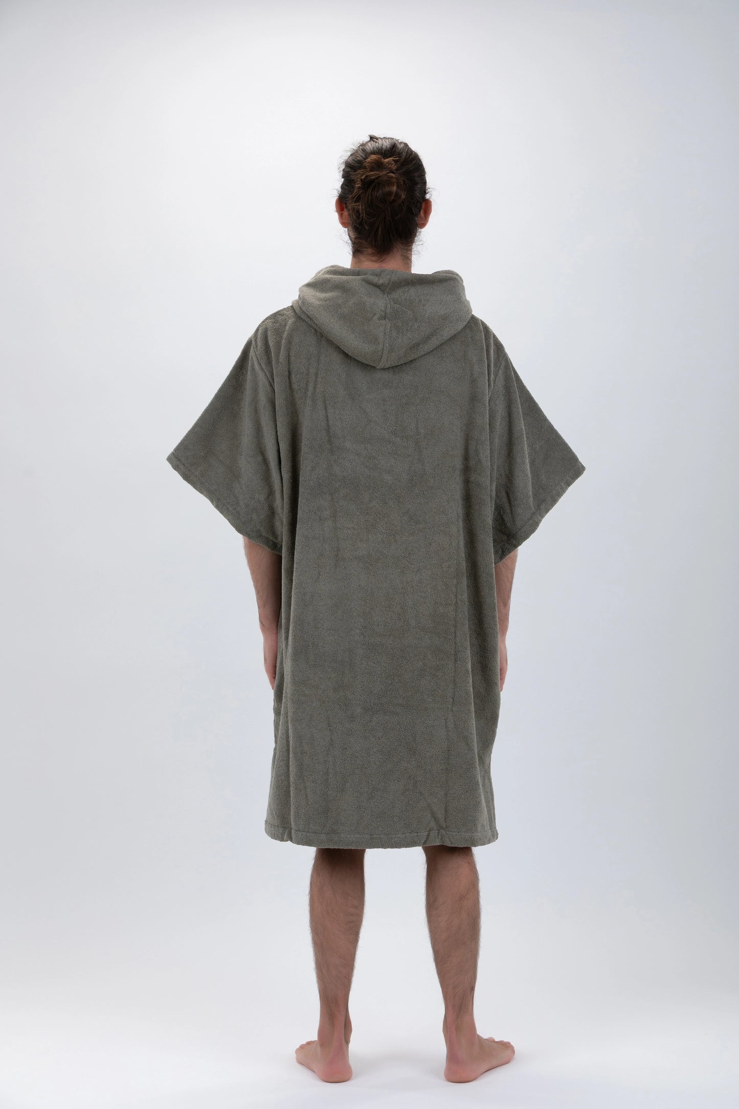 Surf Poncho Grön - One Size - Bomull - med ärmar