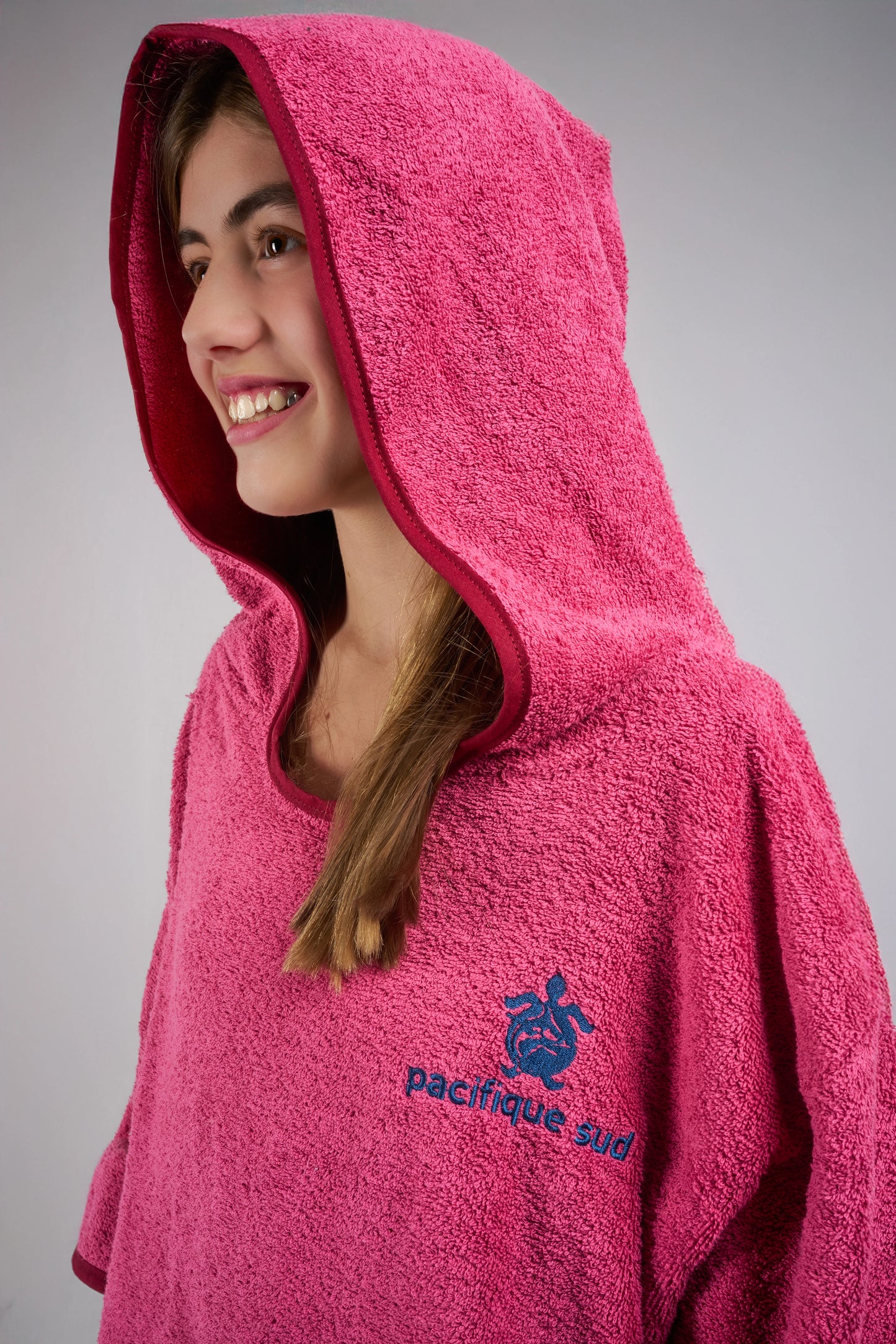 Kids Surf Poncho Blue