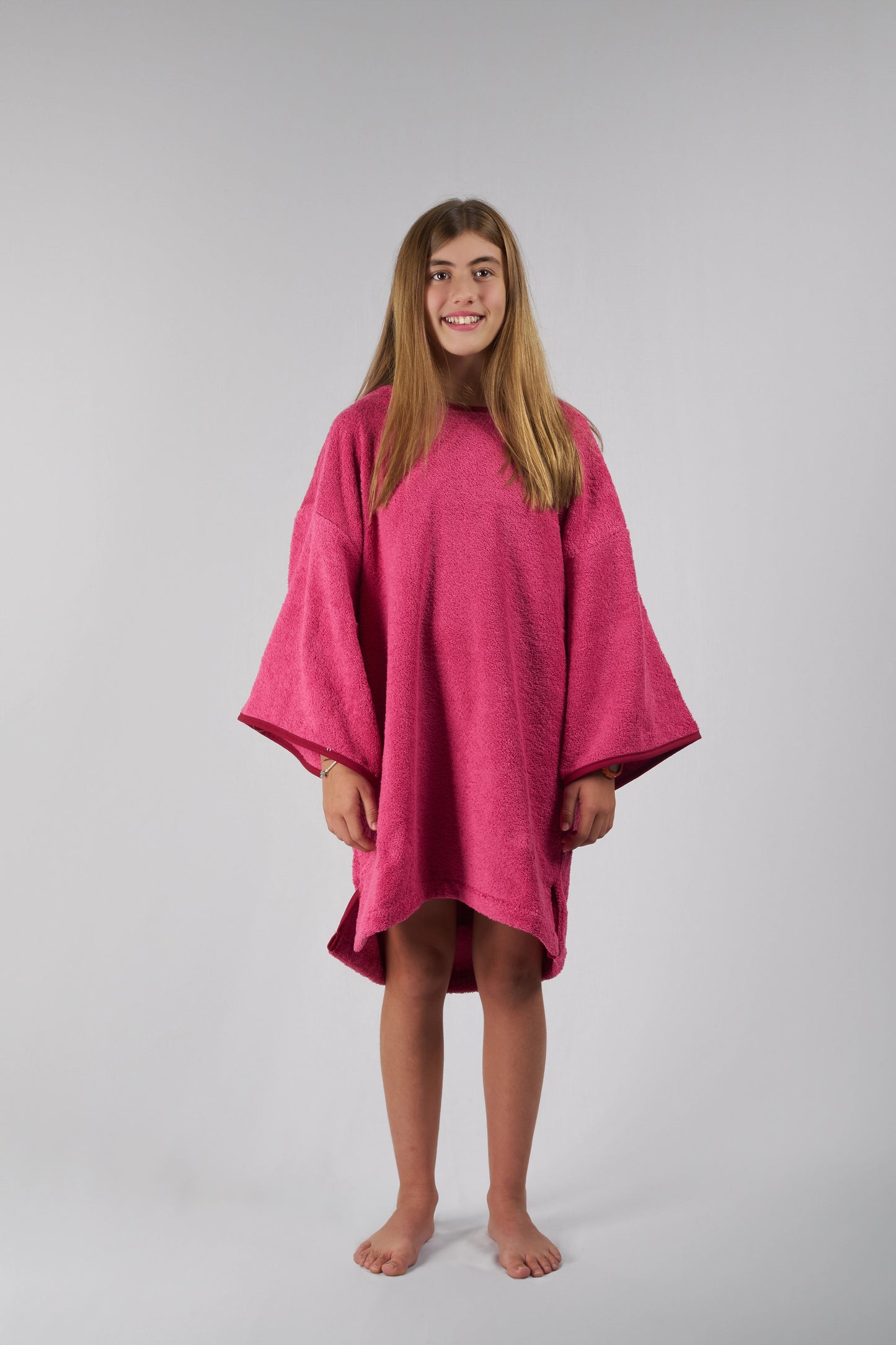 Kids Surf Poncho Blue
