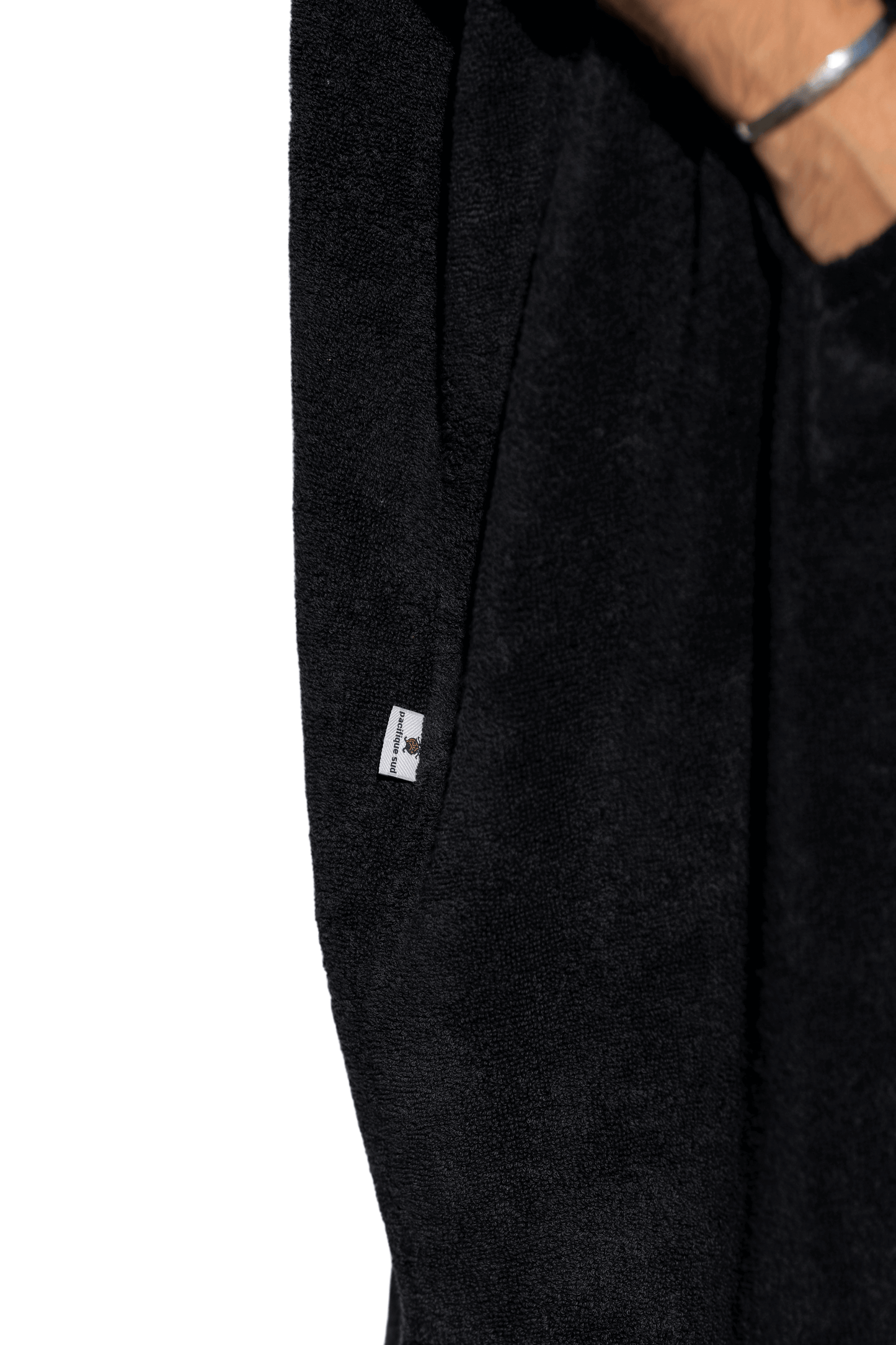 Poncho Surf Cinza Escuro sem mangas