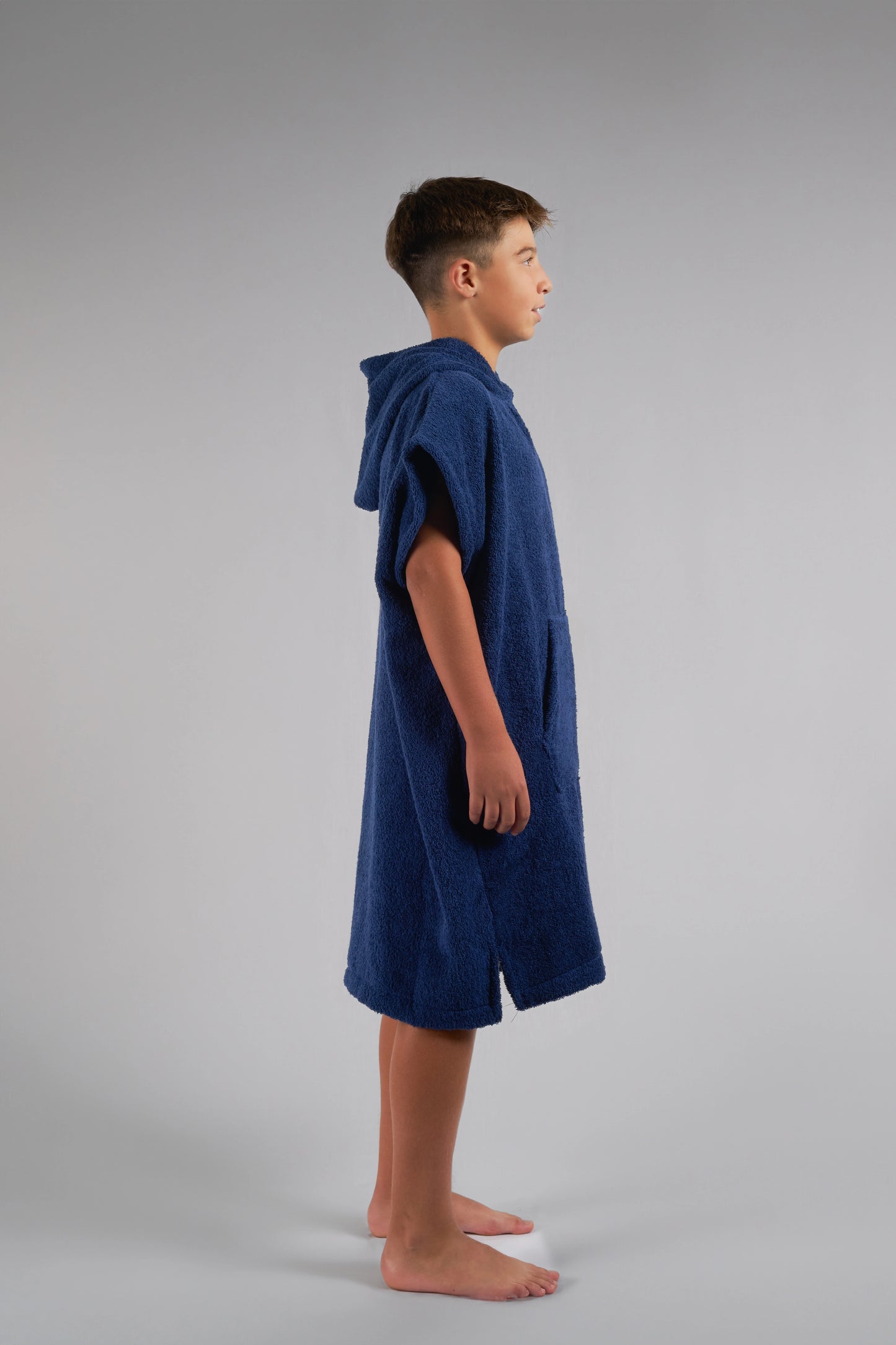 Surf Poncho Kids - Blue - Cotton - Sleeveless